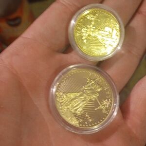 6 Gold Eagels 3  1 Oz And3 1/4